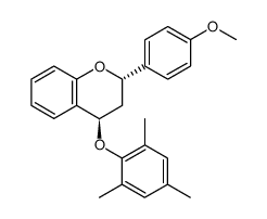 4'-methoxy-4α-(2,4,6-trimethylphenoxy)flavan结构式