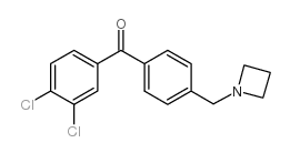 4'-AZETIDINOMETHYL-3,4-DICHLOROBENZOPHENONE picture