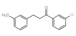 3'-CHLORO-3-(3-METHYLPHENYL)PROPIOPHENONE结构式