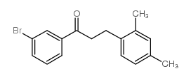 3'-BROMO-3-(2,4-DIMETHYLPHENYL)PROPIOPHENONE结构式