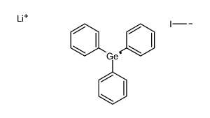 lithium,iodomethane,triphenylgermanium Structure