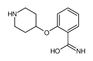 2-piperidin-4-yloxybenzamide结构式