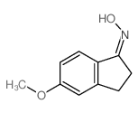 1H-Inden-1-one,2,3-dihydro-5-methoxy-, oxime Structure