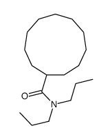 N,N-dipropylcycloundecanecarboxamide Structure