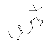 ethyl 2-(2-tert-butyl-1,3-thiazol-5-yl)acetate结构式