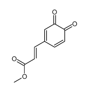 4-(2-Methoxycarbonyl-vinyl)-benzochinon-(1,2)结构式