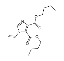 dibutyl 1-ethenylimidazole-4,5-dicarboxylate Structure