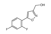 [5-(2,4-difluorophenyl)-1,2-oxazol-3-yl]methanol Structure