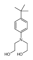 2-[4-tert-butyl-N-(2-hydroxyethyl)anilino]ethanol结构式