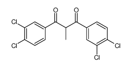 1,3-Propanedione, 1,3-bis(3,4-dichlorophenyl)-2-methyl结构式