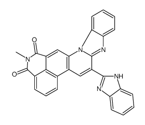 8-(1H-benzimidazol-2-yl)-2-methyl-1H-benzimidazo[1,2-a]isoquino[5,4-fg]quinoline-1,3(2H)-dione Structure