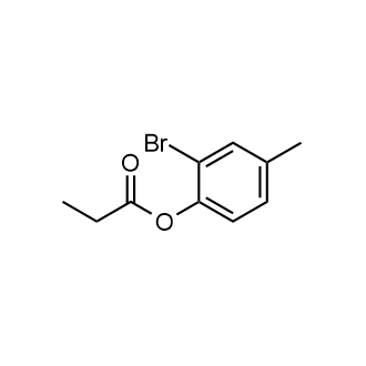 2-Bromo-4-methylphenyl propionate Structure