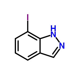 7-碘-1H-吲唑结构式