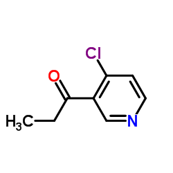 1-(4-Chloro-3-pyridinyl)-1-propanone结构式