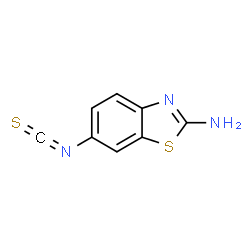 2-Benzothiazolamine,6-isothiocyanato-(9CI) structure