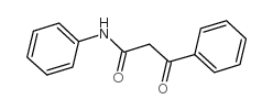 Benzenepropanamide, b-oxo-N-phenyl- Structure