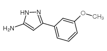 5-(3-Methoxyphenyl)-2H-pyrazol-3-ylamine structure