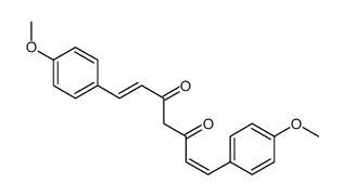 1,7-bis(4-methoxyphenyl)hepta-1,6-diene-3,5-dione Structure