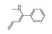 3-methylamino-3-phenylpropene-1-thione结构式