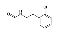 N-[2-(2-chlorophenyl)ethyl]formamide结构式