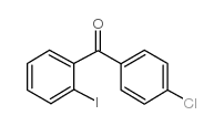 (4-chlorophenyl)-(2-iodophenyl)methanone结构式