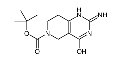 2-AMINO-3,5,7,8-TETRAHYDRO-4-OXO-PYRIDO[4,3-D]PYRIMIDINE-6(4H)-CARBOXYLIC ACID 1,1-DIMETHYLETHYL ESTER picture