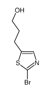 3-(2-溴噻唑-5-基)-1-丙醇结构式
