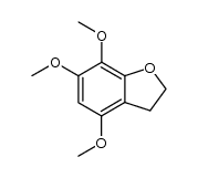 4,6,7-trimethoxy-2,3-dihydro-benzofuran结构式