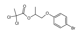 2,2-dichloro-propionic acid-[β-(4-bromo-phenoxy)-isopropyl ester] Structure