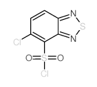 5-chloro-2,1,3-benzothiadiazole-4-sulfonyl chloride(SALTDATA: FREE)结构式