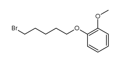 1-(5-bromo-pentyloxy)-2-methoxy-benzene结构式