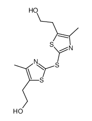 bis-[5-(2-hydroxy-ethyl)-4-methyl-thiazol-2-yl]-sulfide Structure