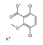 potassium,3,6-dichloro-2-methoxybenzoate结构式