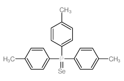 Phosphine selenide,tris(4-methylphenyl)- Structure