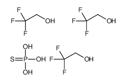 2,2,2-trifluoroethanol,trihydroxy(sulfanylidene)-λ5-phosphane结构式