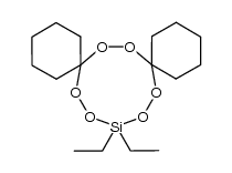 17,17-diethyl-7,8,15,16,18,19-hexaoxa-17-siladispiro[5.2.5.5]nonadecane结构式