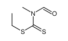 Ethyl N-methyl-N-formyldithiocarbamate structure
