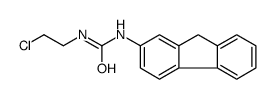 1-(2-chloroethyl)-3-(9H-fluoren-2-yl)urea结构式