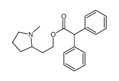 2-(1-methylpyrrolidin-2-yl)ethyl 2,2-diphenylacetate Structure