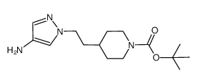 tert-butyl 4-(2-(4-amino-1H-pyrazol-1-yl)ethyl)piperidine-1-carboxylate picture