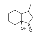 1-Methyl-hexahydroindanol-(9)-on-(3) Structure