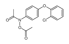 [N-acetyl-4-(2-chlorophenoxy)anilino] acetate Structure