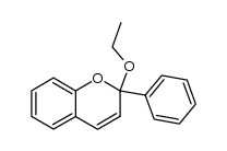 2-ethoxy-2-phenyl-2H-chromene Structure