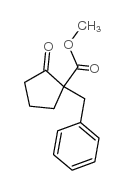 2-苄基-2-羰基甲氧基环戊酮结构式