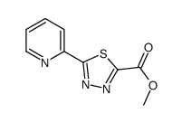 Methyl 5-(2-pyridinyl)-1,3,4-thiadiazole-2-carboxylate Structure