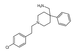 [1-[2-(4-chlorophenyl)ethyl]-4-phenylpiperidin-4-yl]methanamine Structure