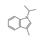 1H-Indole,3-methyl-1-(1-methylethyl)-(9CI)结构式