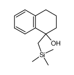 1-((trimethylsilyl)methyl)-1,2,3,4-tetrahydronaphthalen-1-ol结构式