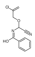 N-[2-chloroprop-2-enoxy(cyano)methyl]benzamide结构式