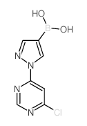 1-(6-氯嘧啶-4-基)吡唑-4-硼酸图片